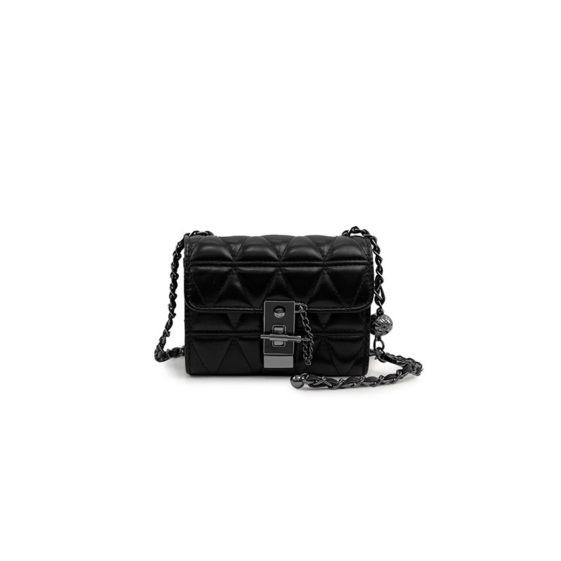 High-end feeling small bag women's summer 2024 new popular small mouth red envelope retro messenger bag mini chain bag