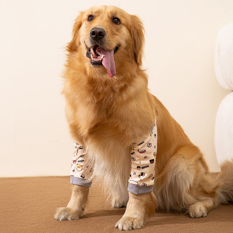 Pet Knee Protector Elbow Protector Dog Joint Surgery Protective Cover Golden Retriever Chai Dog Medium-sized Large Dog Anti-wear Anti-dirty Leg Cover