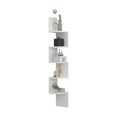 Simple Wall Shelf Bookshelf Multi-layer Wall Storage Rack Creative Wall Hanging Decorative Bedroom Living Room Partition Rack