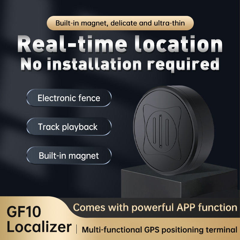 GF10 Locator Car GPS Locator Wireless Strong Magnetic Installation Free Elderly Children Pet Anti-lost device GF07