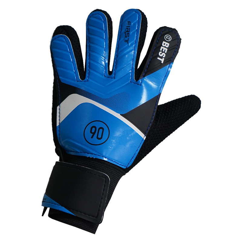 Children's goalkeeper gloves football training Palm latex non-slip finger protection gloves wear-resistant professional goalkeeper gloves