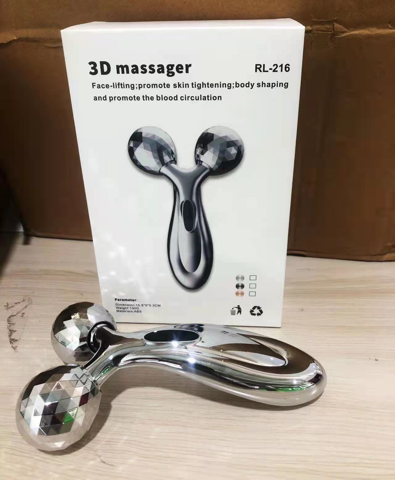 Cross-border beauty V-face massage V-face instrument 3D roller V-face massager face massager lifting one batch