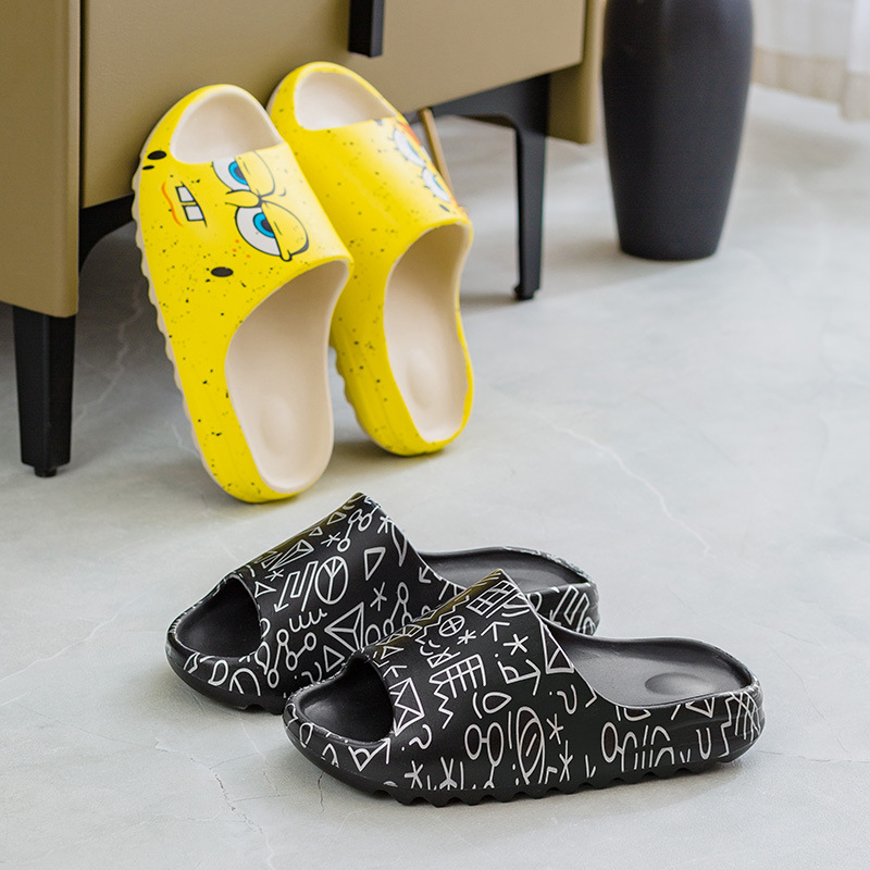 Thick-soled couple Men's coconut slippers women's outer wear thick-soled beach slippers summer yeey slippers men's cross-border e-commerce