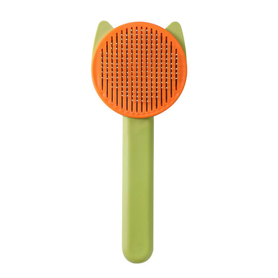 Cross-border new pet comb beauty steel needle comb golden hair Teddy pet supplies needle comb dog cat brush