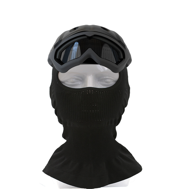 Outdoor Riding Four Seasons Sports Seamless Headgear Motorcycle Riding Sunshade Breathable Neck Protection Nylon Mask Helmet Liner