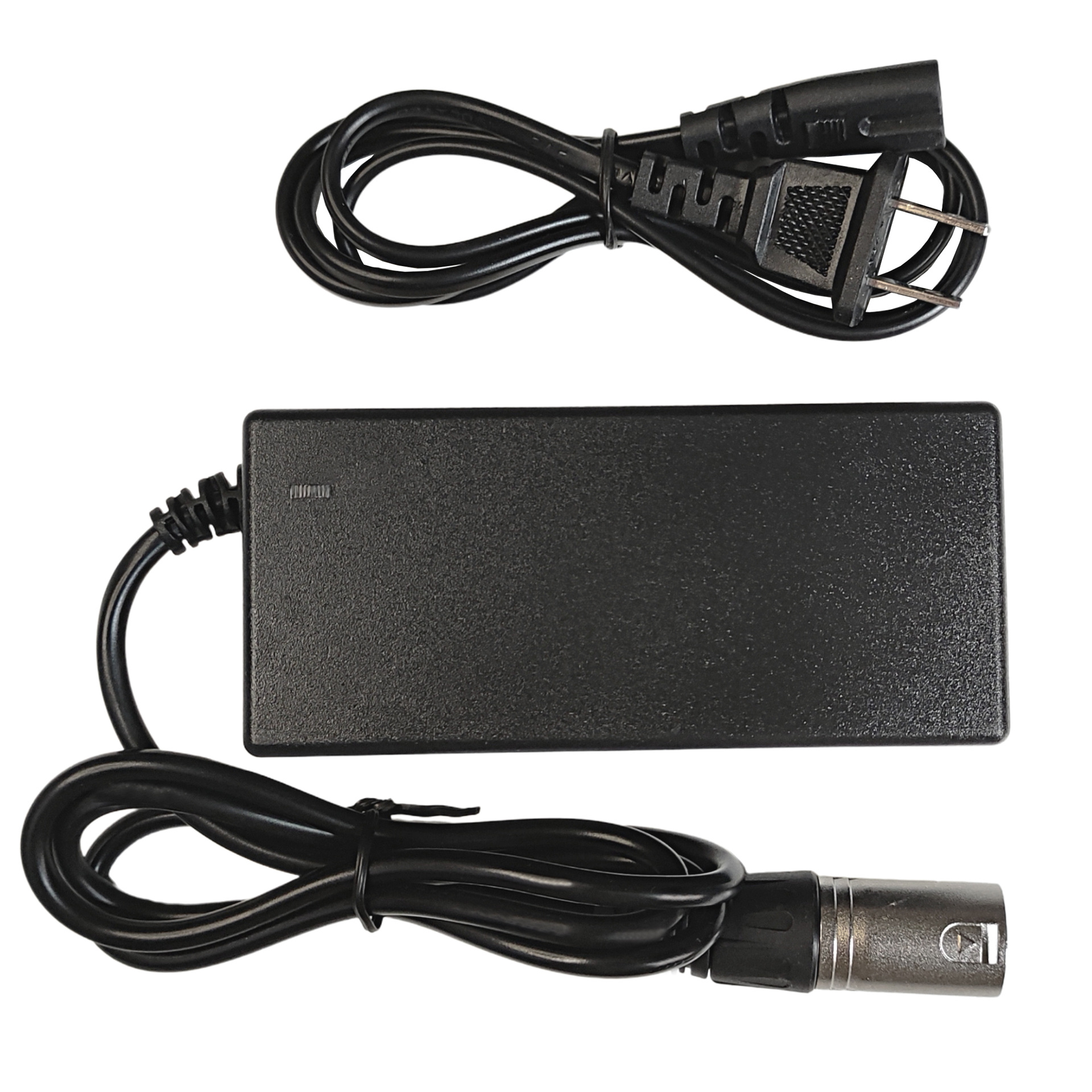 Overseas warehouse storage adapter charger male head Canon head 3-pin 18mm 24V 42V 54.6V