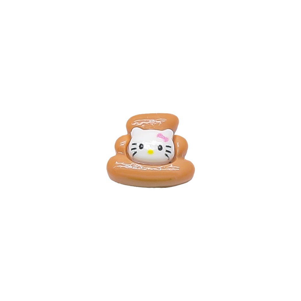 Hello Kitty manicure online celebrity cartoon jewelry Sanrio handmade painted resin Diamond cute KT cat accessories