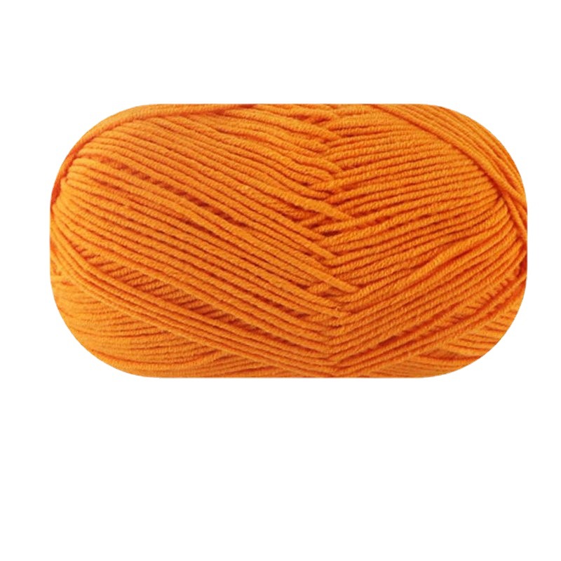 4 strands of milk cotton wool ball medium thick thread ball crochet doll scarf shoes handmade diy woven production material bag