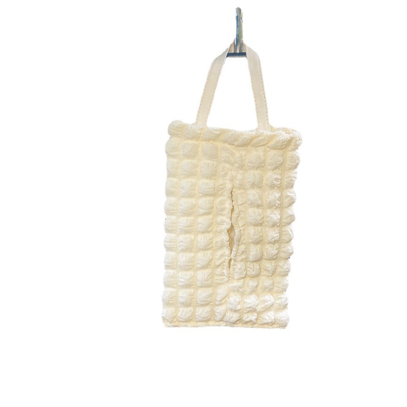 Three-dimensional Bubble Lattice Hanging Tissue Box Napkin Paper Box Napkin Cover Car Tissue Box Chair Back Tissue Box