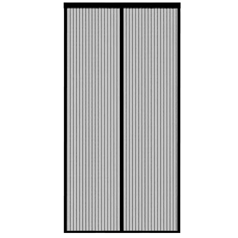 Summer Day Door Curtain Gauze Curtain with Absorber Magnet Self-absorption Anti-mosquito and Insect Velcro Curtain Fly-proof Ventilation for Household