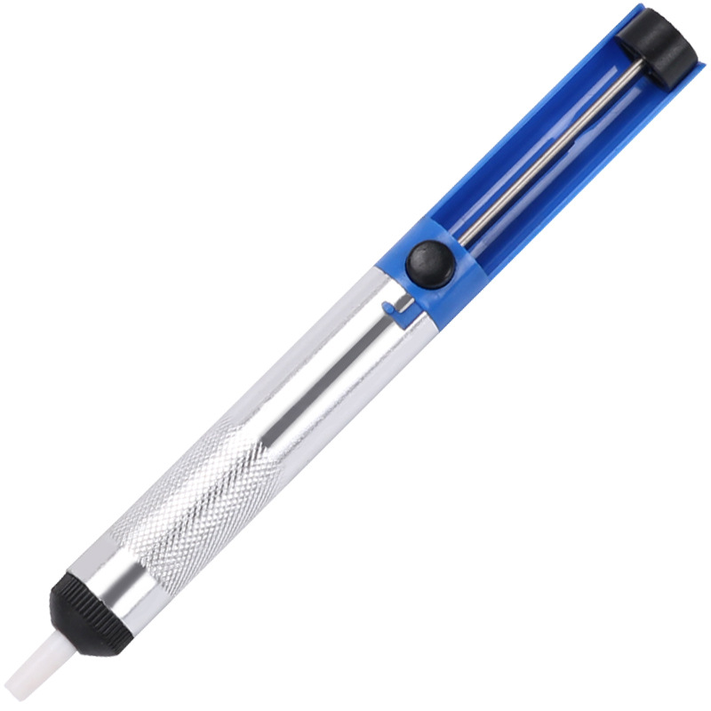 Manual small half aluminum suction pump anti-skid tin suction gun maintenance welding soldering iron companion welding tool package