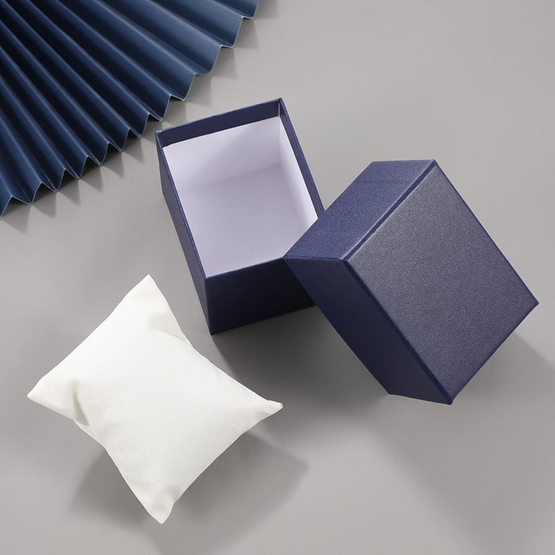 New solid color cosmetics jewelry packaging gift box square heaven and earth cover watch packaging box storage box wholesale