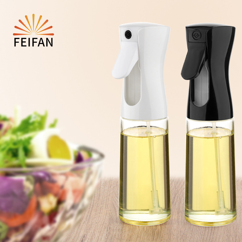 [Glass oil pot] 2023 New Fine Mist Oil Spray bottle cross-border oil spray Pot Kitchen high pressure oil spray bottle