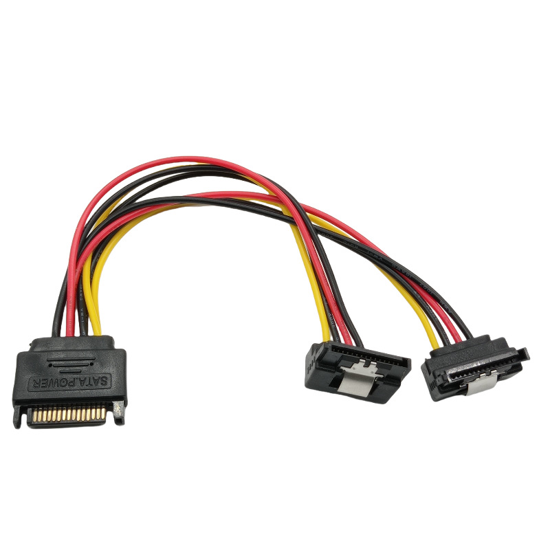 Elbow SATA one-to-two power cord serial port one-to-two hard disk drive SATA serial port power supply one-to-two