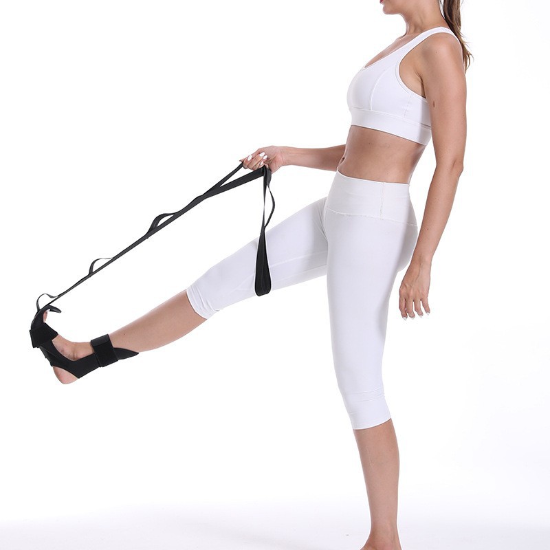 Cross-border direct supply sectional adjustment auxiliary pull foot band rehabilitation training leg foot stretch band yoga stretch band