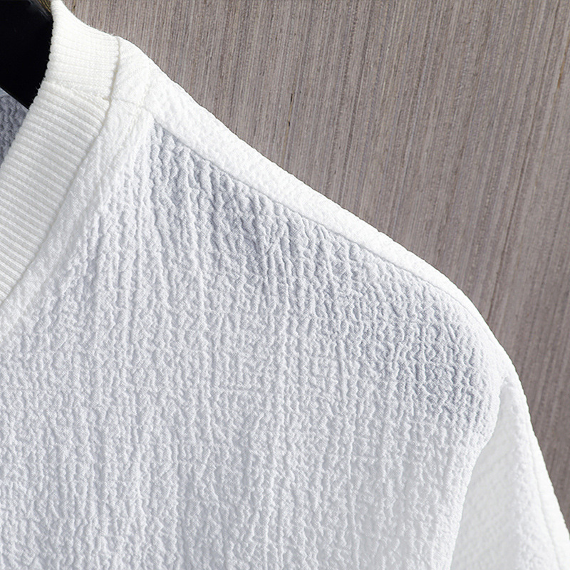 Men's short-sleeved T-shirt men's 2022 summer new round neck half-sleeved Korean style slim fit plus size T-shirt youth bottoming shirt
