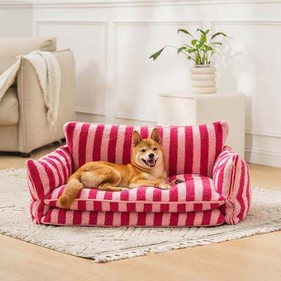 ins pet sofa removable and washable winter warm deep sleep large dog sofa kennel sofa cross-border