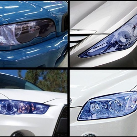 30*120 car headlight film bright light transparent car light film matte blackened tail light fog lamp color change protective film 13 colors
