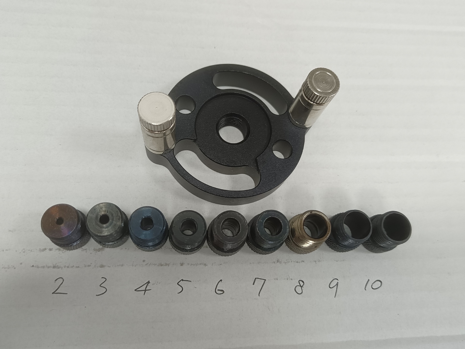 Woodworking tools woodworking straight hole puncher self-centering round wood Tenon hole 6 8 10mm drilling locator