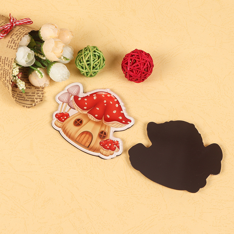 Crystal acrylic epoxy refrigerator Cartoon Cartoon mushroom refrigerator sticker epoxy refrigerator sticker