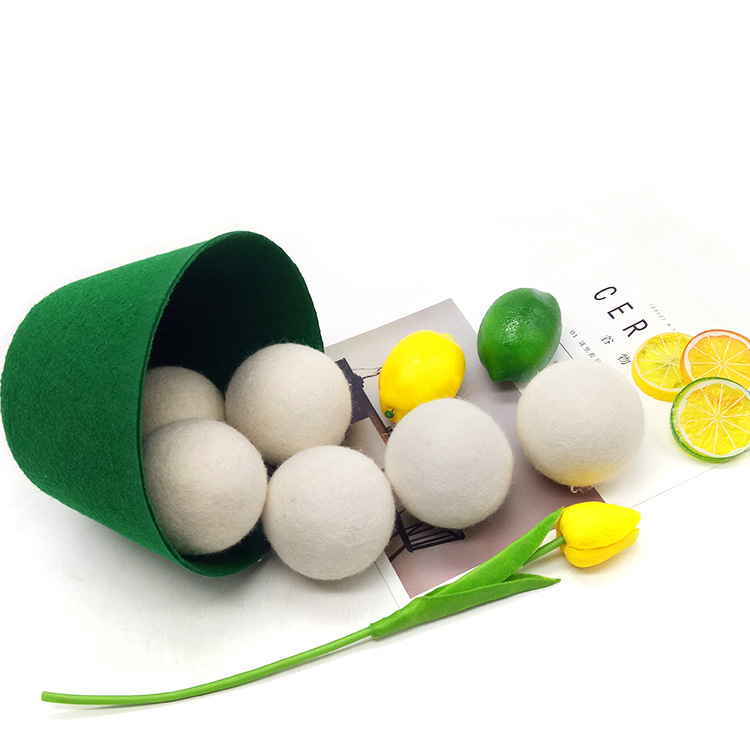 Felt ball wholesale wool drying ball clothes wrinkle removal static washing machine washing and drying machine wool drying ball