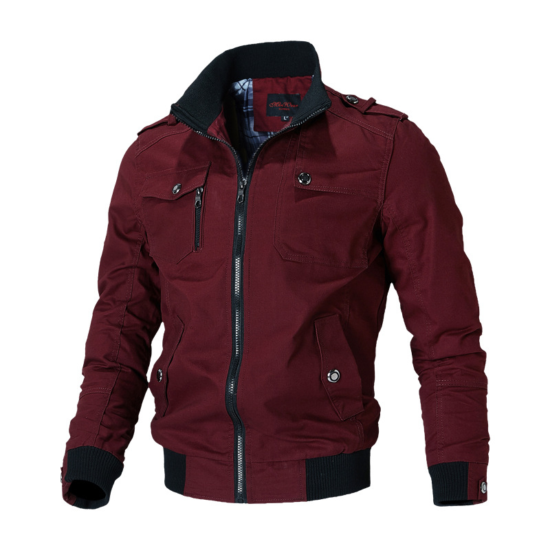 2023 autumn and winter new men's jacket cotton casual jacket men's jacket factory wholesale