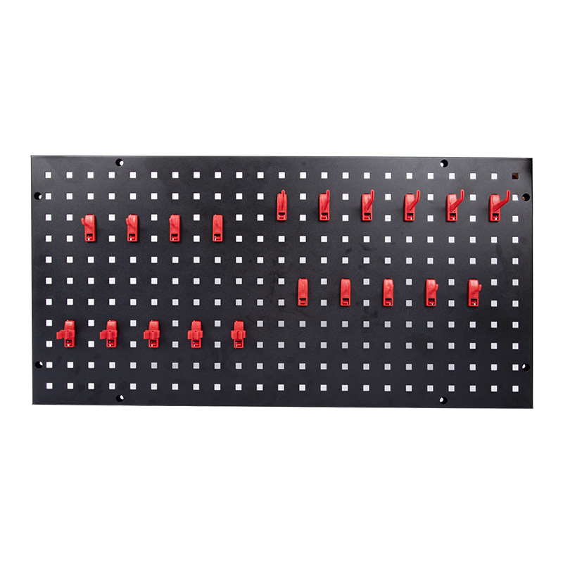 Wall-mounted square hole hole hanging plate wall hook car beauty hardware tools hanging plate polishing machine polishing disc hanger