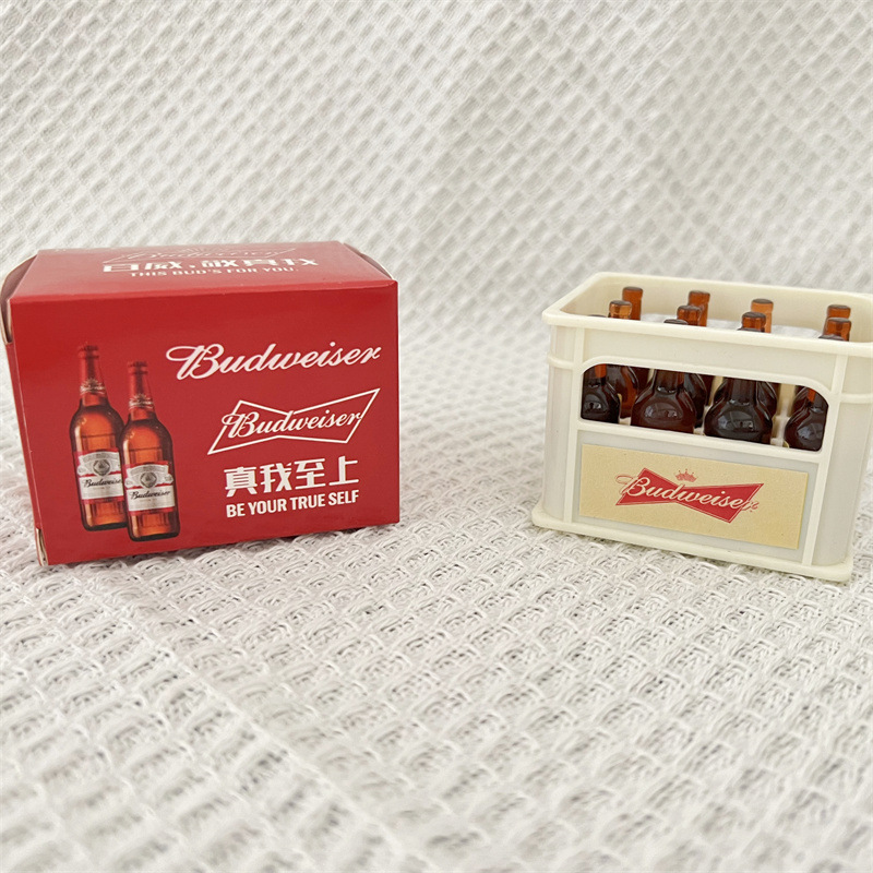 Doll House Mini Simulation Beer Beverage Model Miniature Accessories Props Scene Ornaments Food Play suit