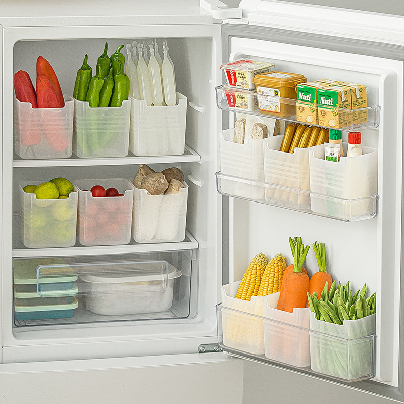 Nachuan refrigerator side door storage box refrigerator food food sorting sorting box fresh-keeping Box Kitchen sorting storage box