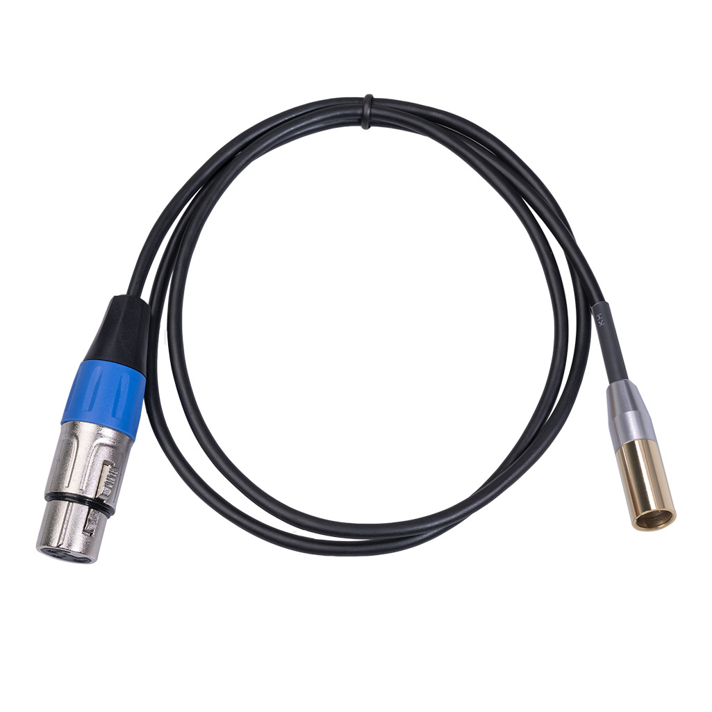 mini xlr 3-core male to 3-core Canon female audio cable double-layer shielded microphone cable 3 meters