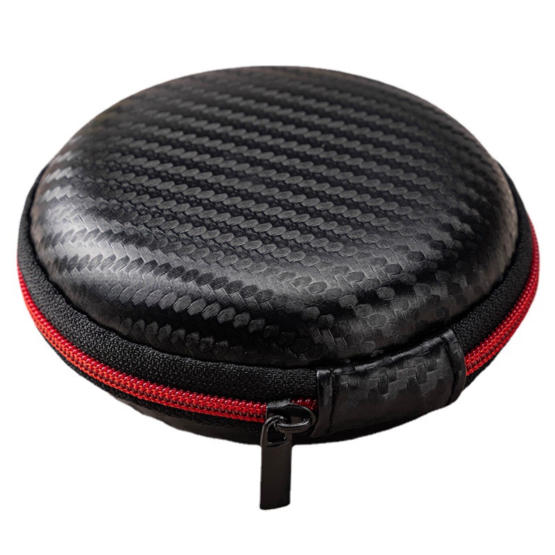 eva earphone storage box multi-function data cable charger storage bag mobile hard disk bag carbon fiber zipper bag