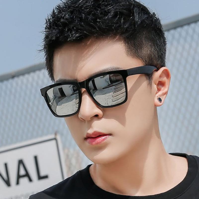 厂家热销新款男士偏光太阳镜韩版时尚方形个性街拍墨镜