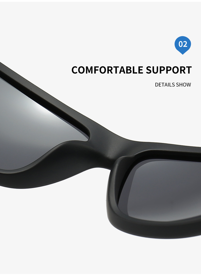 New Fashion Sports Polarized Sunglasses Men and Women Colorful Real Film Sunglasses Outdoor Riding Night Vision Sunglasses_voghion.com