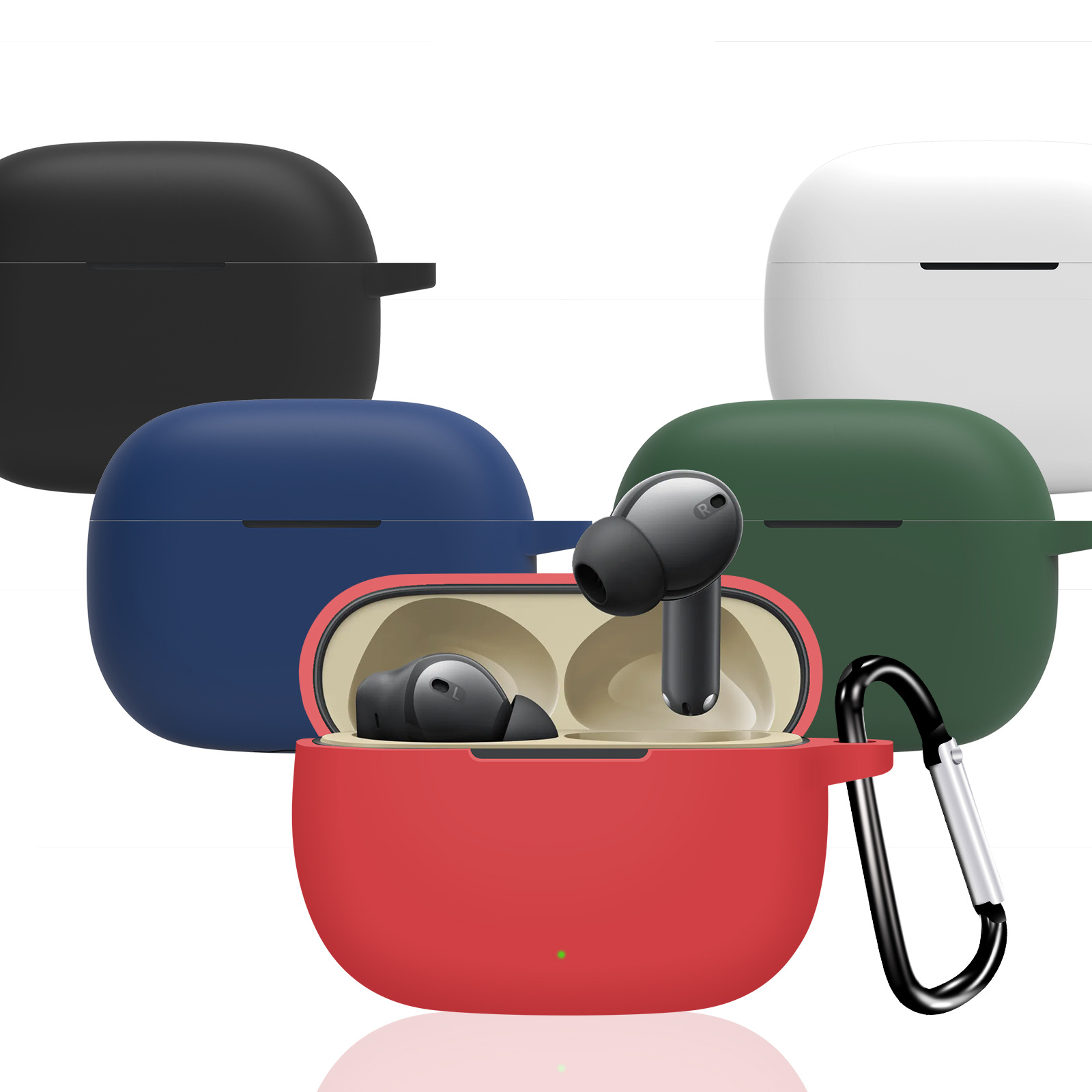 Applicable to real me Realme buds T300 Bluetooth headset protective cover drop-resistant dustproof silicone soft cover