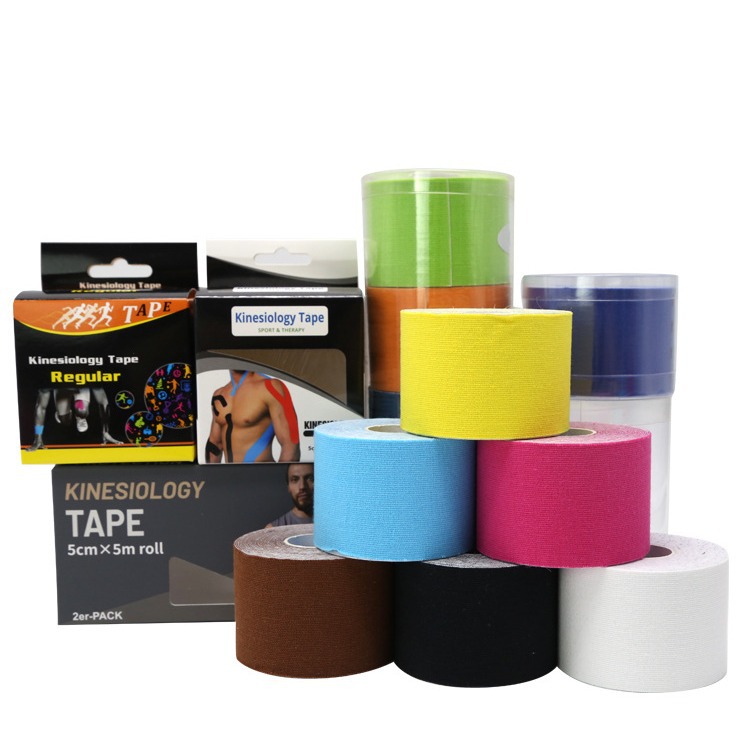 Factory wholesale kinesiologytape muscle stickers elastic sports tape boxed muscle internal effect patch