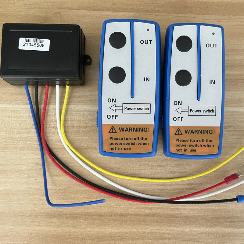 Automobile universal electric winch wireless remote control 12v24v car crane accessories off-road self-rescue tractor hinge