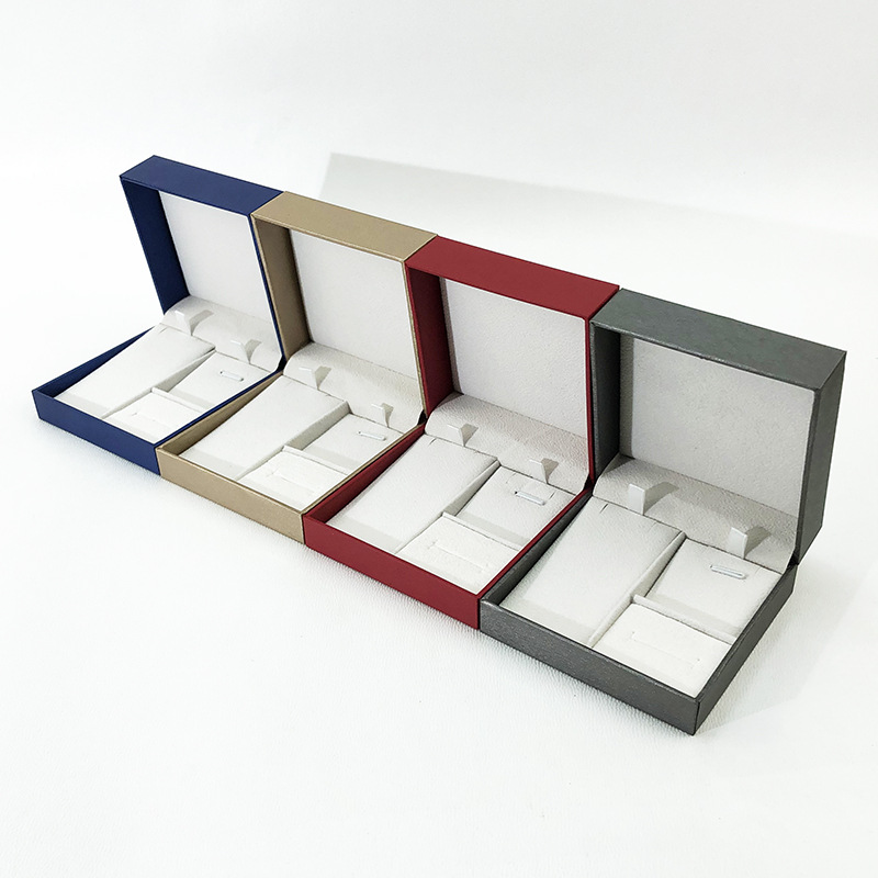 Factory direct three-piece jewelry box jewelry packaging box set ring earrings necklace storage box gift box New