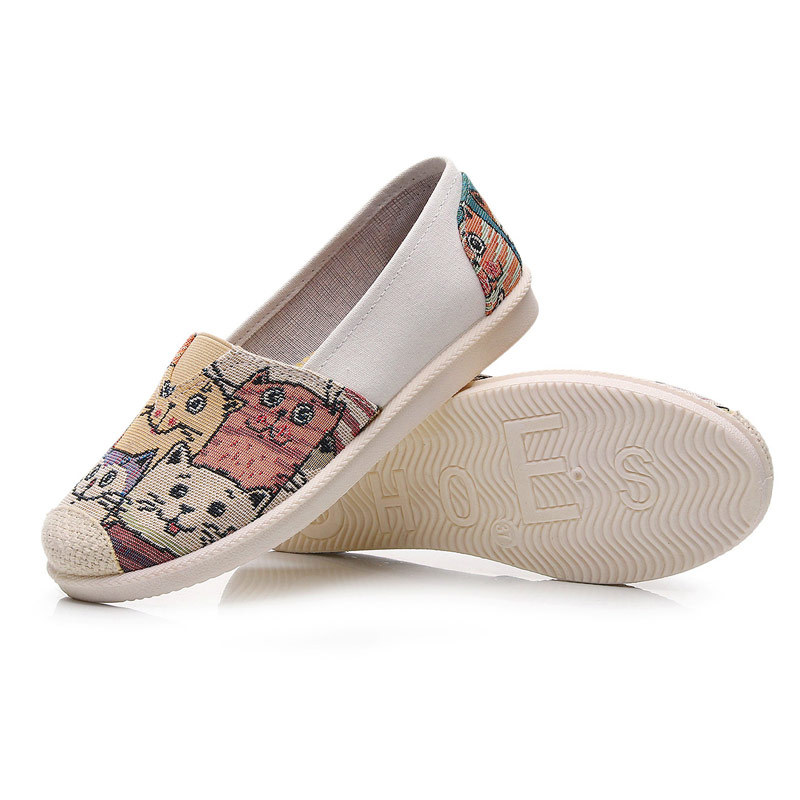 Old Beijing Cloth Shoes Spring New Women's Canvas Shoes Non-slip Soft Sole Single-layer Shoes Fashionable All-match Women's Shoes Korean Fisherman Shoes