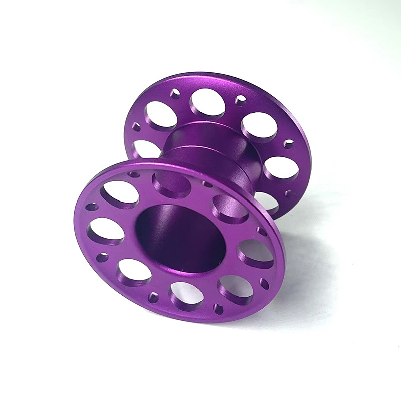 Scuba diving handwheel aluminum alloy elephant pull buoy coil rope dispenser color diving aluminum alloy elephant pull wire wheel