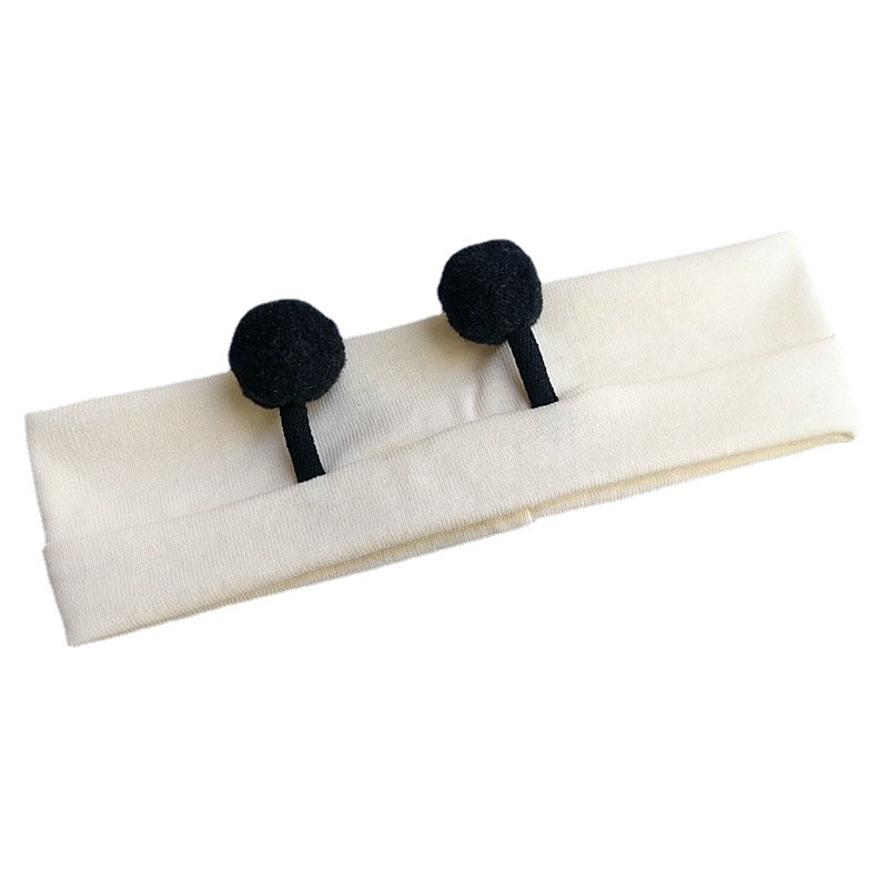 New Baby Halogen Hair Band Spring and Autumn Solid Color Bee Ears Cute Halogen Hat Baby Newborn Headwear