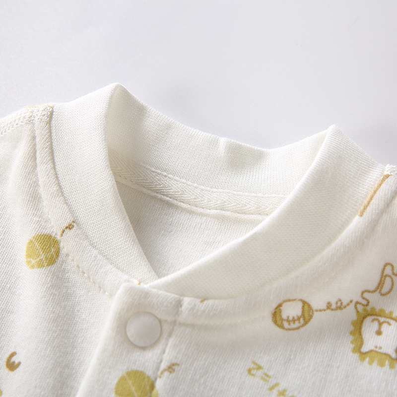 Baby clothes spring and autumn long sleeve baby boy and girl jumpsuit wholesale newborn clothes class a pure cotton haka climbing clothes
