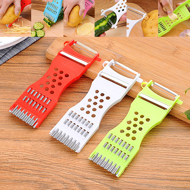Multifunctional Vegetable Cutter Planer Cutter Shredded Potato Planer Plastic Peeler Cutter Shredded Potato Shredded Kitchen Gadgets