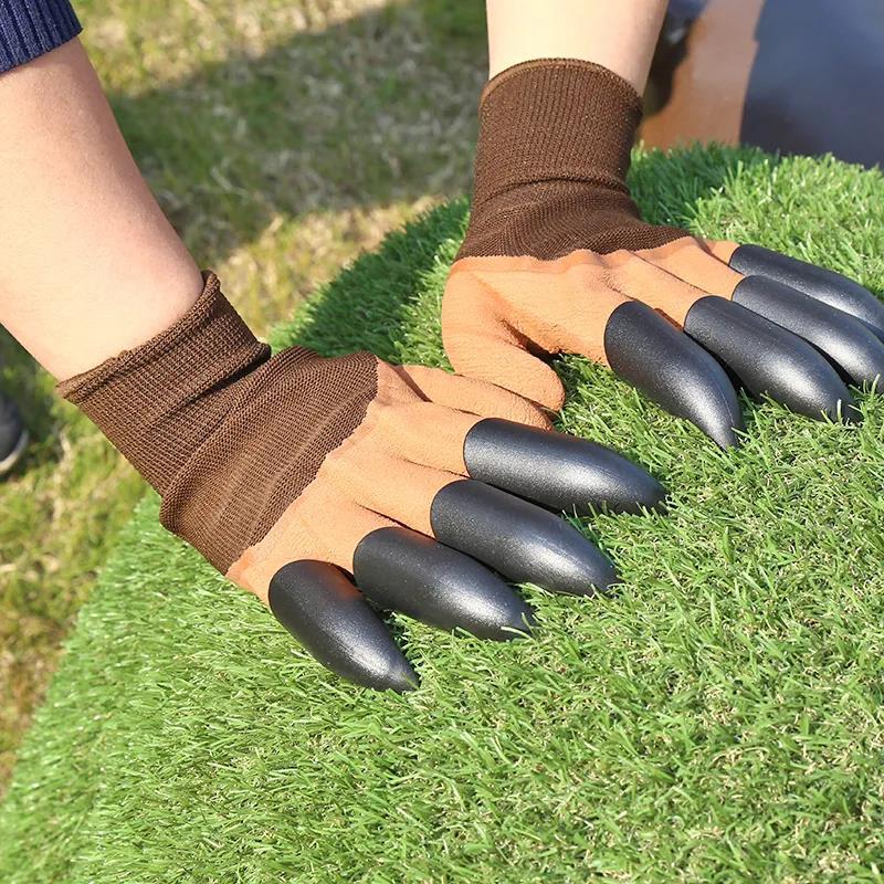 Factory direct supply latex gloves with claw gardening gloves flowers and plants planting anti-wear and anti-oil gardening gloves supply