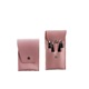 Pink 4-piece leather case 2