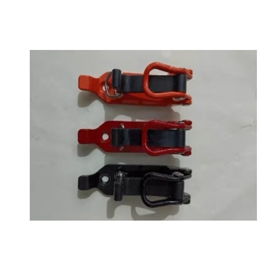 Fastening buckle folding hinge hardware accessories wholesale zinc alloy fixed hanger buckle metal clamp ladder card