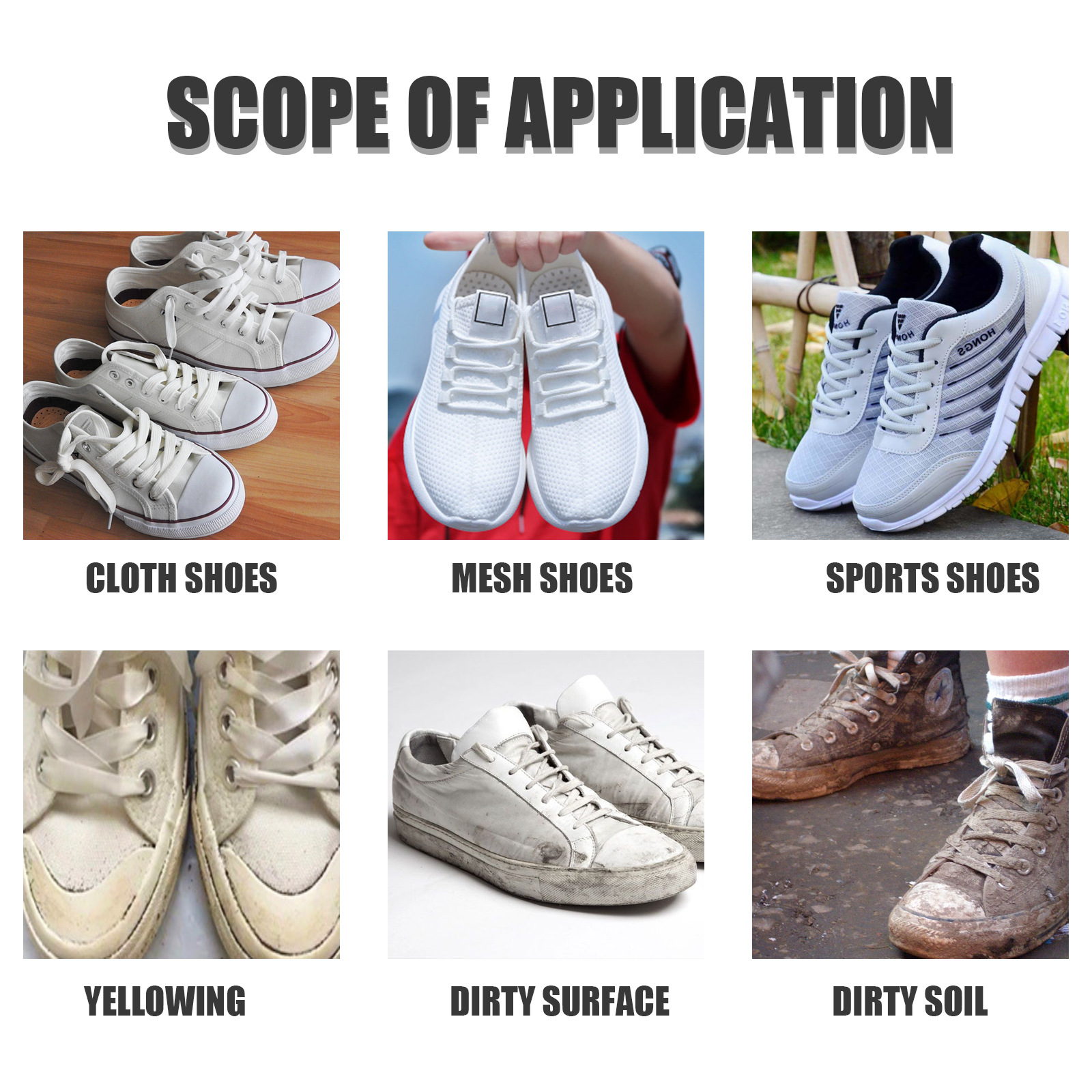 Jue-Fish small white shoes cleaning agent shoe polishing agent sports shoes decontamination and yellow edge shoe edge oxidation gel agent