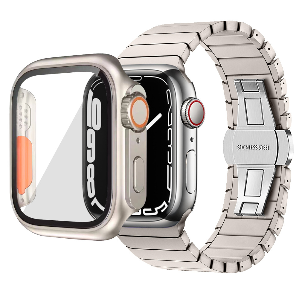 Suitable for Apple 10 Watch Case Apple Watch Second Change Ultra49MM Watch Case Waterproof Case Film Integrated Modification