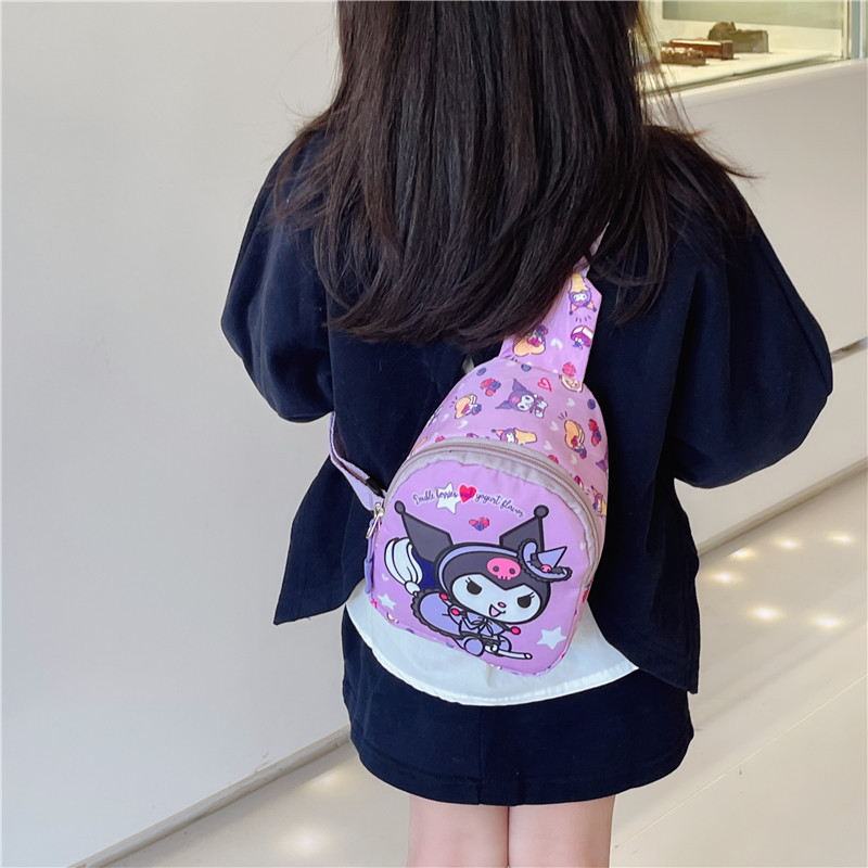 Spring and Summer New Children's Bag Boys and Girls Fashion Mini Chest Bag Cute Trendy Shoulder Bag Casual Bag
