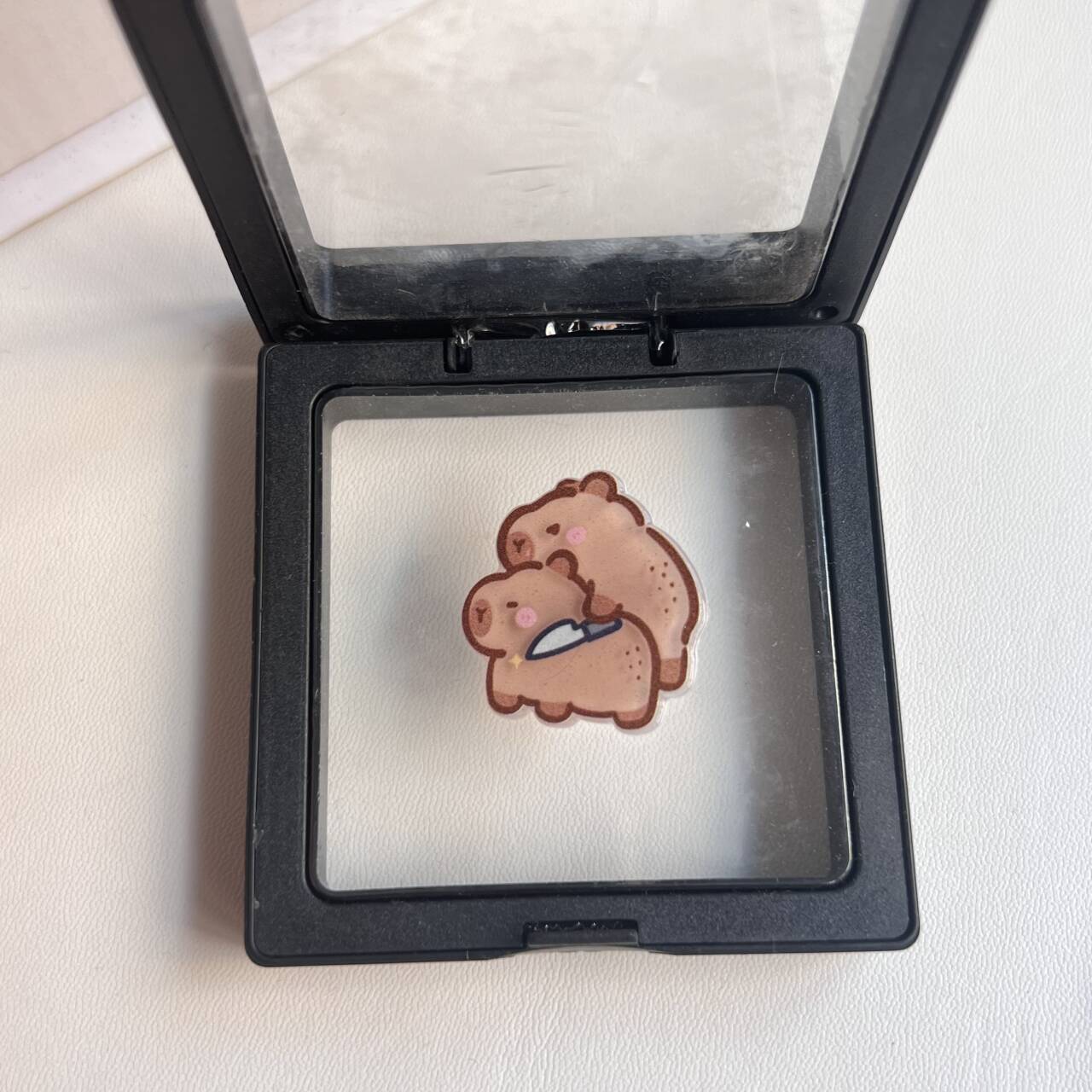 Mignon petit capybara volant épingle à cheveux fille coeur doux Maillard bec de canard pince étudiante frange pince latérale pince coiffure femme_voghion.com