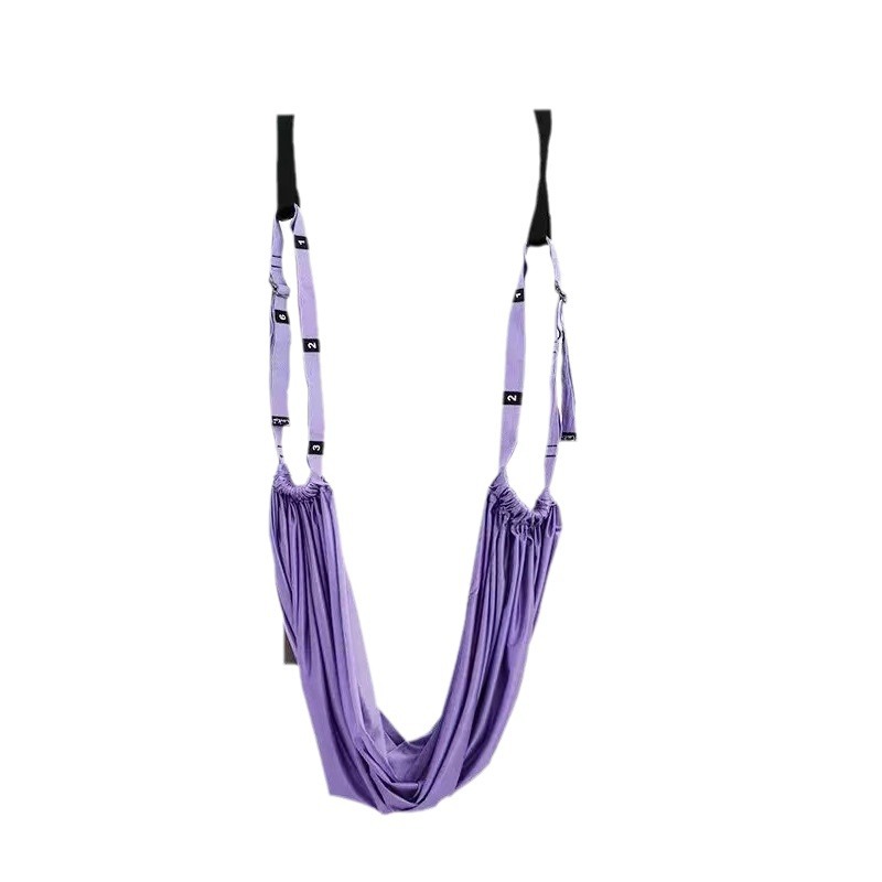 Aerial yoga sling home lower waist trainer open shoulder open back pull belt stretch belt hanging door back curved inverted rope